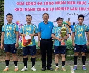 Giải bóng đá CNVC – NLĐ lần thứ 22 chào mừng kỷ niệm 30 năm thành lập huyện.