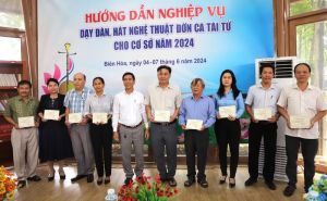 Hướng dẫn dạy đàn, hát đờn ca tài tử Đồng Nai năm 2024