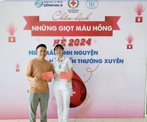 Y, bác sĩ Bệnh viện Đồng Nai - 2 hiến máu cứu người