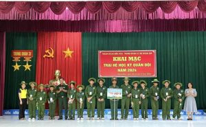 Thiếu nhi Biên Hòa tham gia trại hè Học kỳ quân đội
