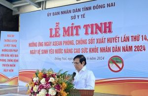Mít tinh hưởng ứng Ngày ASEAN phòng, chống sốt xuất huyết