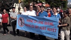 Thành phố Biên Hòa ra quân diệt lăng quăng, phòng sốt xuất huyết