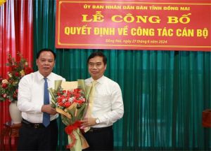 Giao Quyền Chủ tịch UBND huyện Nhơn Trạch cho ông Nguyễn Thế Phong