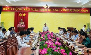 Ban Tổ chức Tỉnh ủy vừa tổ chức hội nghị sơ kết 6 tháng đầu năm 2024 và triển khai nhiệm vụ 6 tháng cuối năm