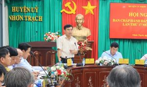 Huyện Nhơn Trạch họp Ban Chấp hành lần thứ 17