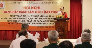 Tỉnh Đồng Nai có trên 9 ngàn nạn nhân chất độc da cam cần trợ giúp