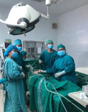 Trung tâm Y tế huyện Cẩm Mỹ phẫu thuật thành công 1 trường hợp bệnh hiếm gặp