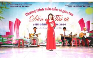 Biểu diễn và giao lưu đờn ca tài tử năm 2024