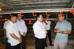 Phó Bí thư Tỉnh ủy Quản Minh Cường kiểm tra cơ sở chăn nuôi tại huyện Long Thành