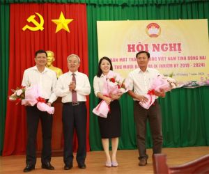 100% cấp  xã, huyện tại Đồng Nai đã hoàn thành Đại hội đại biểu MTTQ Việt Nam