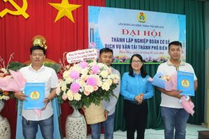 Thành lập Nghiệp đoàn cơ sở đầu tiên tại Biên Hòa