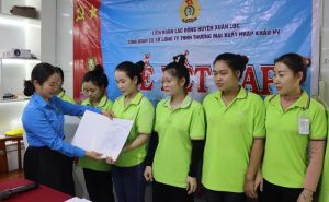 Cập nhật dữ liệu đoàn viên Công đoàn đạt tỷ lệ trên 75%