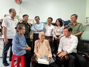 Chăm lo cho người có công trên địa bàn