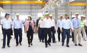 Bí thư Tỉnh ủy Nguyễn Hồng Lĩnh thăm và làm việc với Khu công nghiệp Long Đức