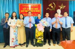 Bà Võ Thị Xuân Đào tiếp giữ chức Giám đốc Sở Tư pháp