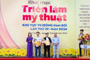 Đồng Nai đoạt giải ba Triển lãm Mỹ thuật Đông Nam bộ năm 2024