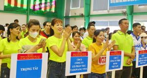 Sôi nổi hội thao đoàn viên, người lao động năm 2024