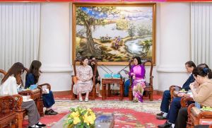 Tiếp Tân trưởng đại diện Văn phòng Đại diện tỉnh Jeollanam (Hàn Quốc) tại Thành phố Hồ Chí Minh