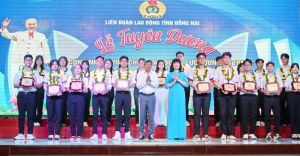 Công đoàn Đồng Nai tuyên dương 568 học sinh đạt thành tích Học giỏi, sống tốt