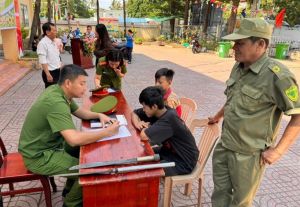 Quyết tâm giữ vững ninh trật tự trên địa bàn