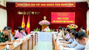 Hội nghị trực tuyến góp ý dự thảo Đề án bổ sung, sửa đổi Quy chế bầu cử trong Đảng
