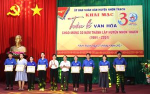 Khai mạc “Tuần lễ văn hoá” chào mừng 30 năm thành lập huyện Nhơn Trạch
