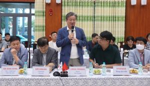 Toạ đàm giữa huyện Nhơn Trạch và Đoàn công tác Quận Yuseong (Hàn Quốc)