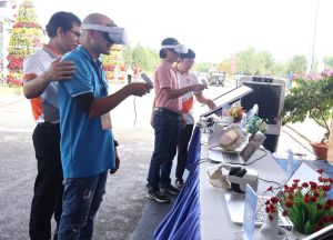 Độc đáo triển lãm thực tế ảo 3D, chủ đề: Nhơn Trạch 30 năm xây dựng và phát triển