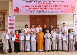 Phát động hiến máu tình nguyện, hiến mô, tạng trong chức sắc, tín đồ Phật giáo