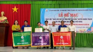 Giao lưu văn hóa chào mừng 30 năm thành lập huyện Nhơn Trạch