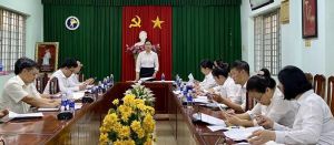 Họp Ban tổ chức cuộc thi Y tế cơ sở giỏi năm 2024