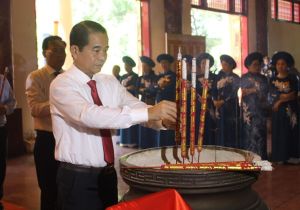 Tưởng niệm 55 năm Ngày mất Chủ tịch Hồ Chí Minh tại Văn miếu Trấn Biên