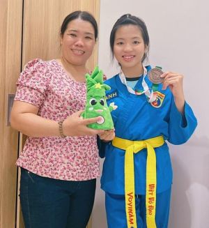 Cô gái nhỏ với niềm đam mê võ thuật