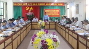 Làm việc với UBND huyện Cẩm Mỹ về tình hình phát triển công nghiệp - thương mại