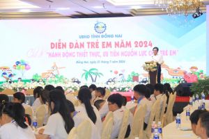 UBND tỉnh tổ chức Diễn đàn trẻ em năm 2024 với chủ đề "Hành động thiết thực, ưu tiên nguồn lực cho trẻ em"