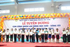 Tiếp sức học tập cho con công nhân lao động