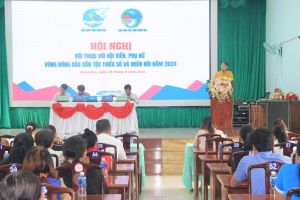 Trên 100 hội viên, phụ nữ dân tộc thiểu số tham gia đối thoại