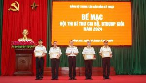 Đại úy Lê Khắc Trường đoạt giải Nhất hội thi Bí thư Chi bộ giỏi