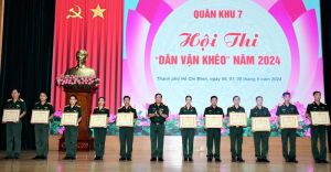 Lữ đoàn 26 đoạt giải Nhì hội thi “Dân vận khéo” Quân khu 7