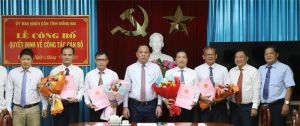 UBND tỉnh công bố quyết định về công tác cán bộ