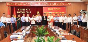 Đại tá Nguyễn Hồng Phong được Ban Bí thư chỉ định tham gia Ban Chấp hành, Ban Thường vụ Tỉnh ủy Đồng Nai