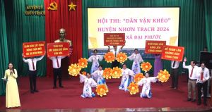 Sôi nổi Hội thi “Dân vận khéo” huyện Nhơn Trạch lần thứ I – Năm 2024