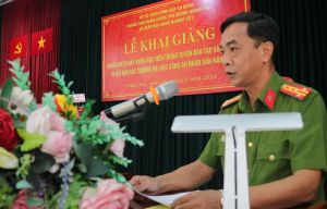 136 học viên các trường thuộc Bộ Công an bước vào huấn luyện đầu khóa