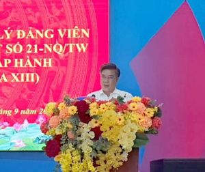 Huyện Long Thành tổ chức hội nghị chuyên đề về công tác quản lý đảng viên cho hơn 200 đại biểu