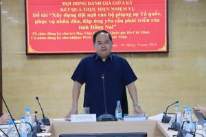 Tiếp tục hoàn thiện đề tài khoa học cấp tỉnh về xây dựng đội ngũ cán bộ của tỉnh Đồng Nai