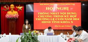 Thống nhất nội dung chương trình Kỳ họp thường lệ cuối năm 2024 HĐND tỉnh khóa X
