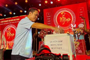 Tri ân Tổ nghề, chung tay ủng hộ đồng bào bị bão, lũ