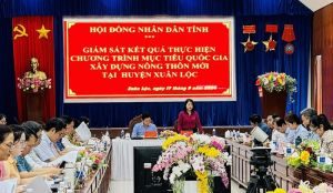 HĐND giám sát xây dựng nông thôn mới tại huyện Xuân Lộc