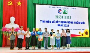 Tân Phú tổ chức Hội thi tìm hiểu về xây dựng nông thôn mới, nông thôn mới nâng cao, nông thôn mới kiểu mẫu