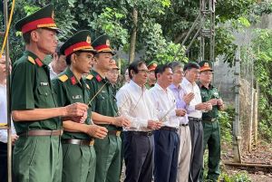 Phó Chủ tịch UBND tỉnh Nguyễn Sơn Hùng trực tiếp chỉ đạo tìm kiếm hài cốt liệt sĩ tại huyện Trảng Bom